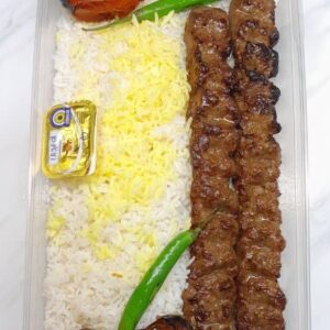 چلو کباب کوبیده